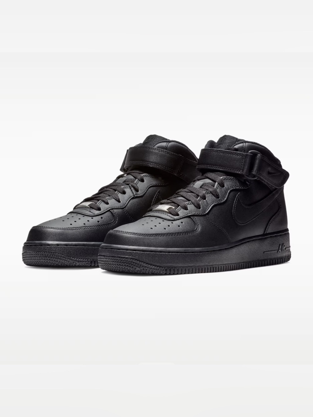 NIKE Air Force 1 Mid (GS) - Black